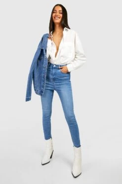 Jean Skinny Taille Haute
