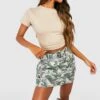 Mini-jupe Cargo à Imprimé Camouflage -FR Chemises Soldes Magasin gzz49081 khaki xl