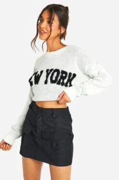 Mini-jupe Cargo Taille Mi-haute