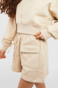 Short De Jogging Cargo -FR Chemises Soldes Magasin gzz49734 stone xl 3