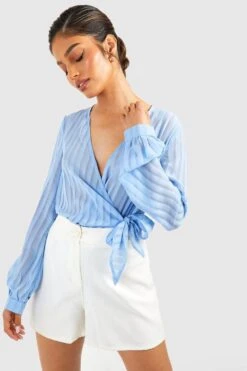 Body Cache-cœur Rayé 8 Body Cache-cœur Rayé -FR Chemises Soldes Magasin gzz50416 light20blue xl 2