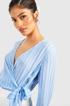 Body Cache-cœur Rayé 9 Body Cache-cœur Rayé -FR Chemises Soldes Magasin gzz50416 light20blue xl 3