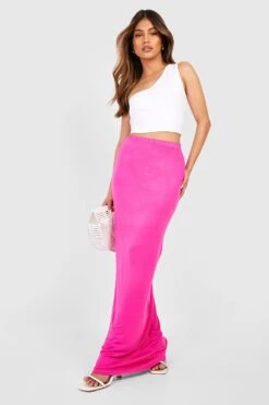 Jupe Longue En Jersey -FR Chemises Soldes Magasin gzz51107 pink xl 2