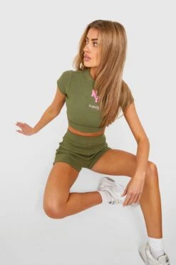 Short Cycliste Premium Côtelé Délavé 8 Short Cycliste Premium Côtelé Délavé -FR Chemises Soldes Magasin gzz51854 khaki xl 2