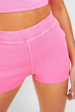 Short Cycliste Côtelé Premium -FR Chemises Soldes Magasin gzz51856 neon pink xl 3