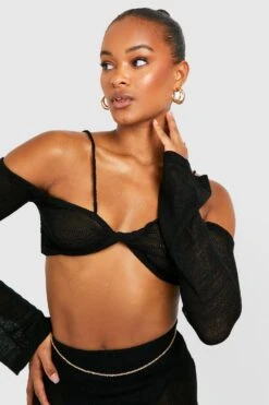 Tall - Ensemble Avec Crop Top Et Jupe Longue -FR Chemises Soldes Magasin gzz51885 black xl 3