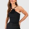 Body Dos Nu à Roses -FR Chemises Soldes Magasin gzz52123 black xl