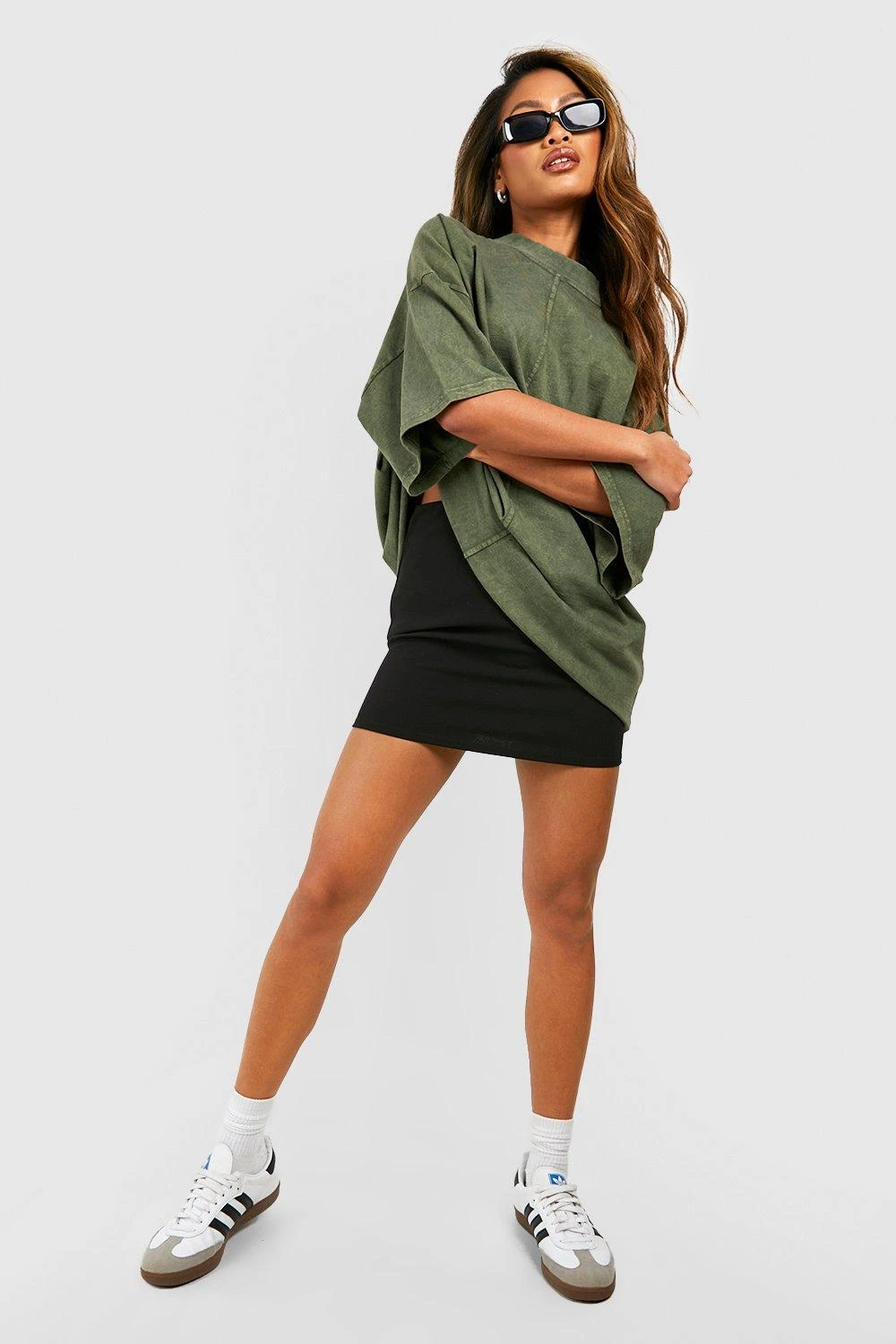 BOOHOO Mini-jupe En Tissu Crêpe épais 5 BOOHOO Mini-jupe En Tissu Crêpe épais – Image 3