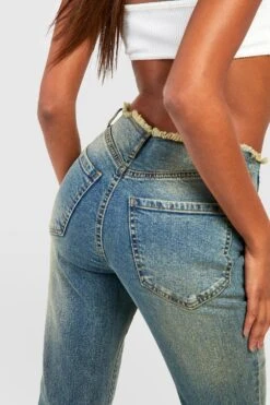 Jean Flare Délavé Effiloché -FR Chemises Soldes Magasin gzz52601 vintage20wash xl 3