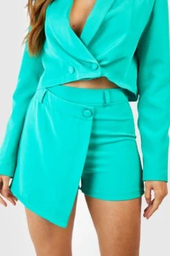 Jupe-short Asymétrique -FR Chemises Soldes Magasin gzz52728 emerald xl 3