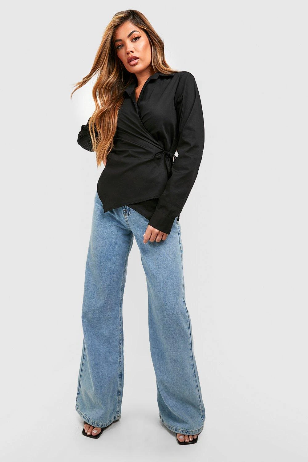 Chemise Cache-cœur En Coton 5 Chemise Cache-cœur En Coton – Image 3