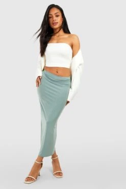 Jupe Mi-longue Soyeuse