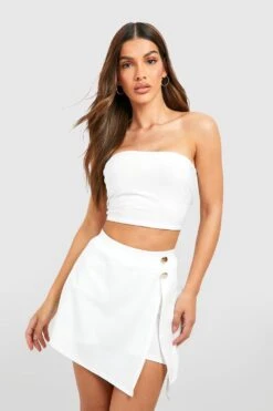 Jupe-short Boutonnée