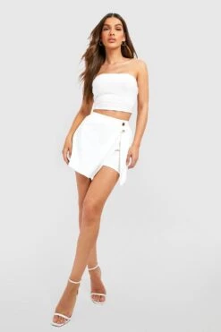 Jupe-short Boutonnée -FR Chemises Soldes Magasin gzz53520 ivory xl 2