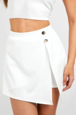 Jupe-short Boutonnée -FR Chemises Soldes Magasin gzz53520 ivory xl 3