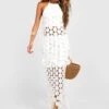 Jupe Longue Asymétrique En Crochet -FR Chemises Soldes Magasin gzz55245 white xl