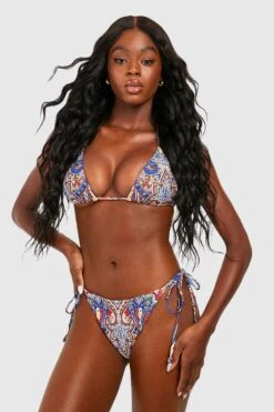 Bikini Triangle Imprimé Cachemire