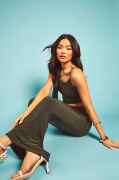 Jupe Longue Basique -FR Chemises Soldes Magasin gzz55745 olive xl 2