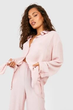 Chemise Ample Froncée -FR Chemises Soldes Magasin gzz56774 blush xl 2