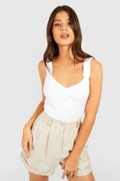 Body Froncé à Col V