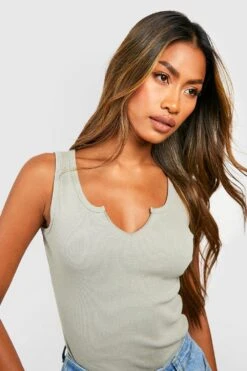 Body Sans Manches -FR Chemises Soldes Magasin gzz57817 sage xl 3