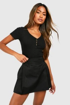 Body Côtelé Boutonné 8 Body Côtelé Boutonné -FR Chemises Soldes Magasin gzz57820 black xl 2