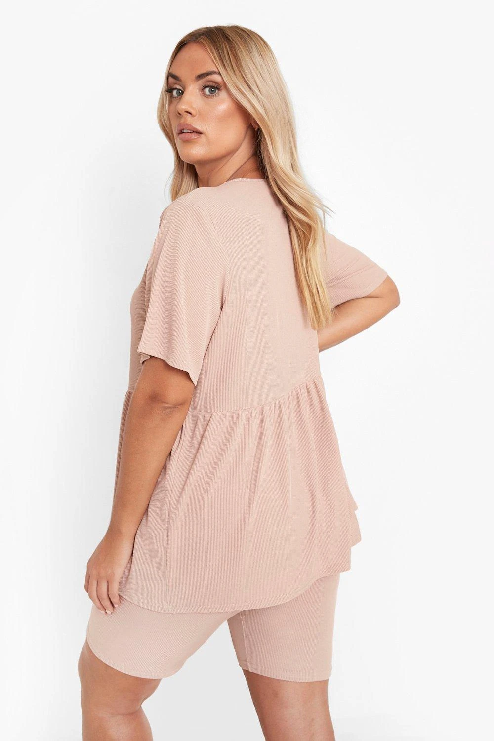 Grande Taille - Ensemble Avec Top Et Short Cycliste 4 Grande Taille - Ensemble Avec Top Et Short Cycliste – Image 2