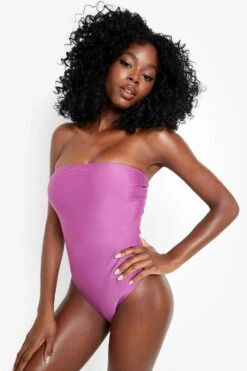 Maillot De Bain Recyclé Bandeau -FR Chemises Soldes Magasin szz01150 purple xl 2